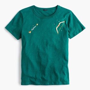 NWT J. Crew Horoscope T-Shirt (Sagittarius)
